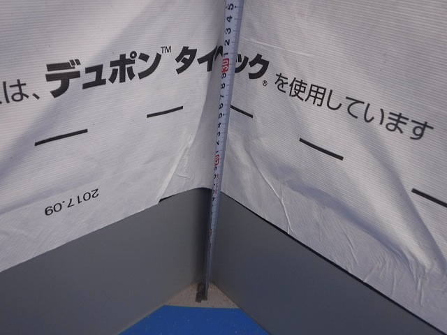 外壁透湿防水シートの要チェック箇所として!