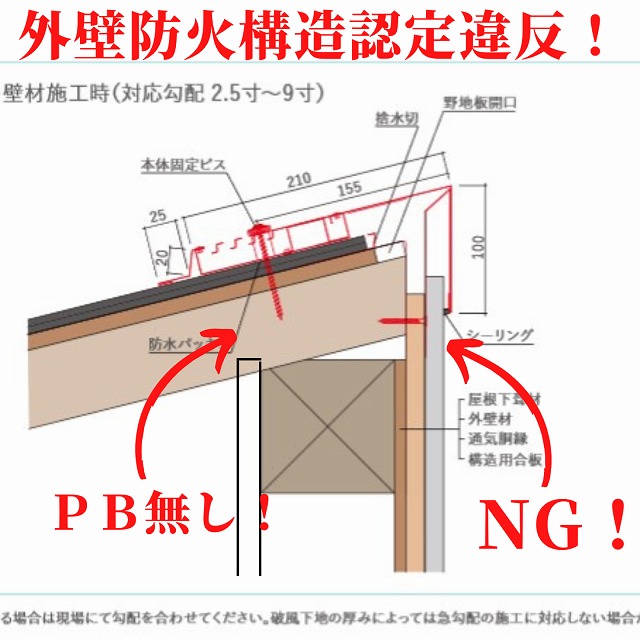 誰も気が付かない「建築基準法違反」として！