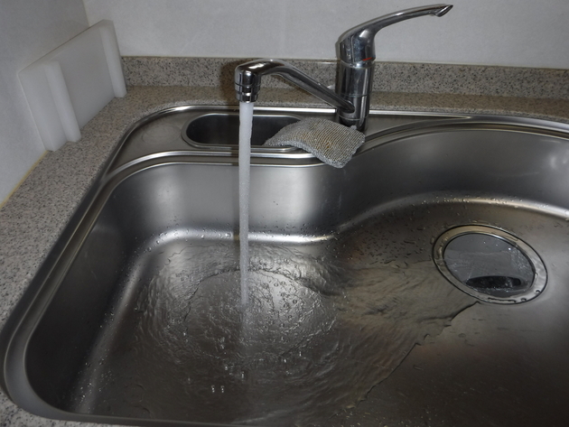 流し台給水量に問題無し