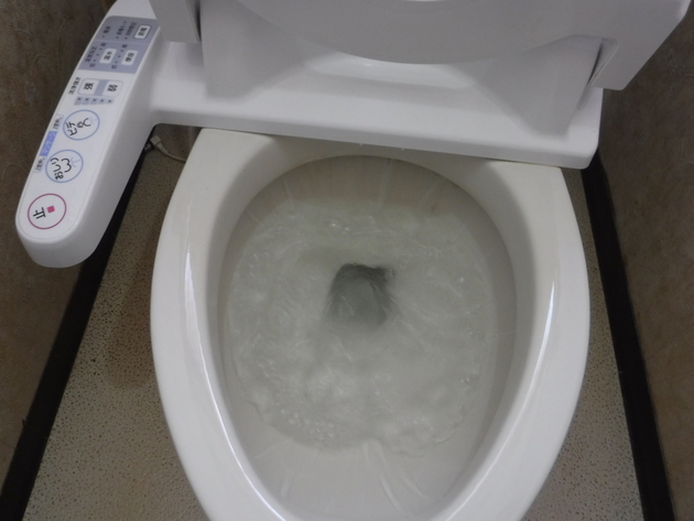 1階トイレ排水量などに問題無し