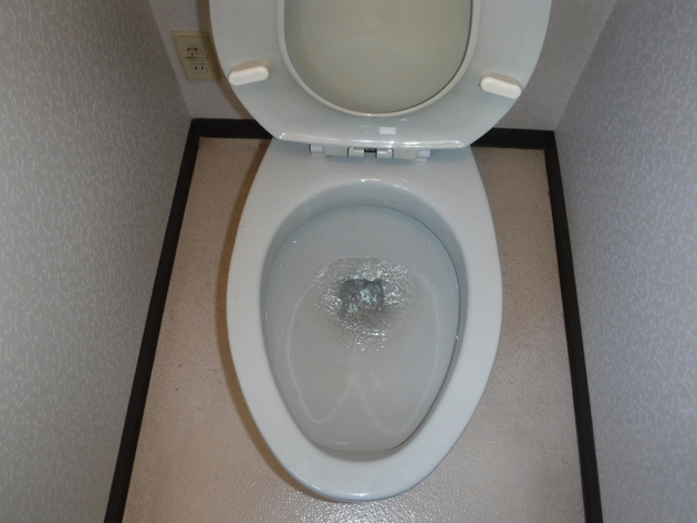 2階トイレ排水に問題無し