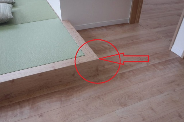 特に９０度の角が有る部分には要注意ですよ！