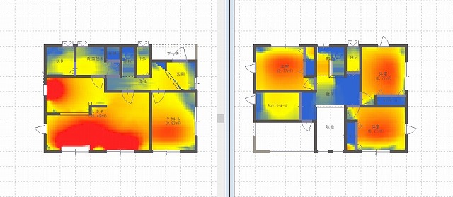 南側の建物がどの様に影響を及ぼすのか？