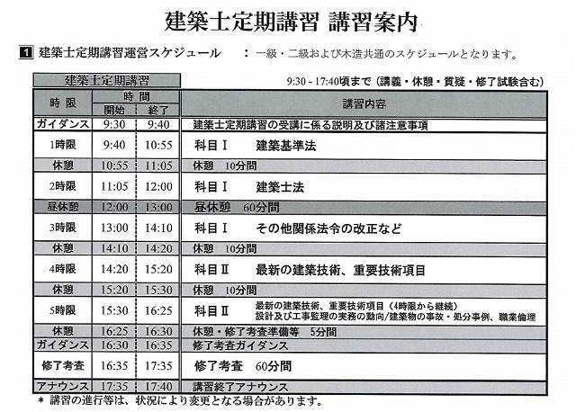マスク無しの建築士定期講習は爽快でした!