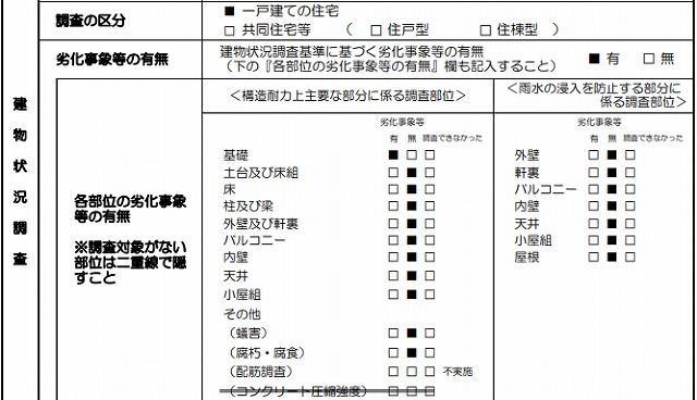 建物状況調査報告書は買主にとって情報不足!