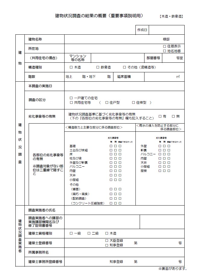 既存住宅に必要なインスペクションって何？