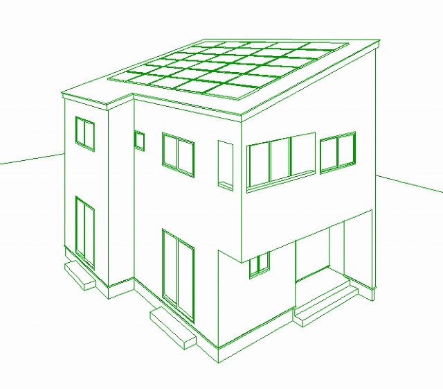 30坪の家に7kwの太陽光発電搭載プラン!